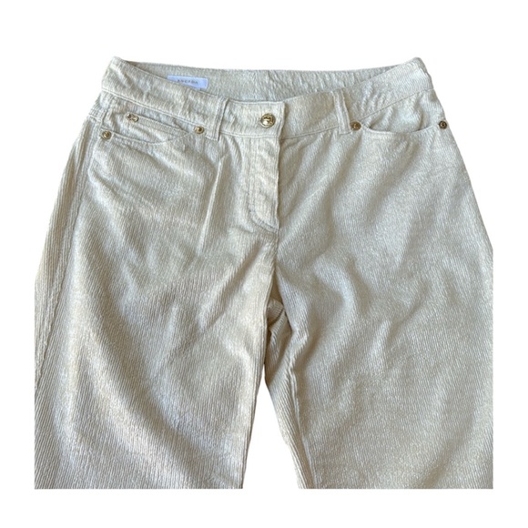 ESCADA ivory butter-soft corduroy look jean, size 36 EU - Picture 3 of 14